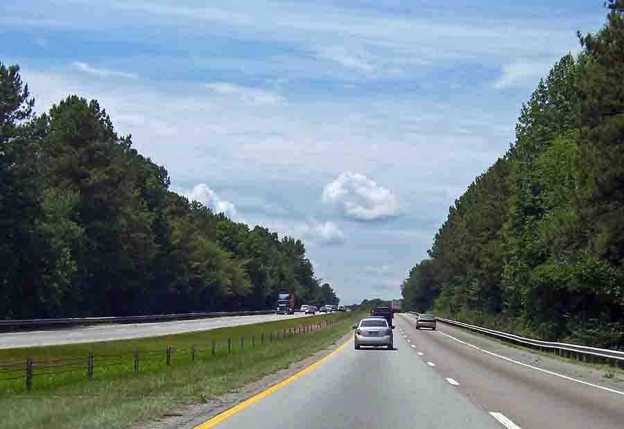 conduire en pleine autoroute